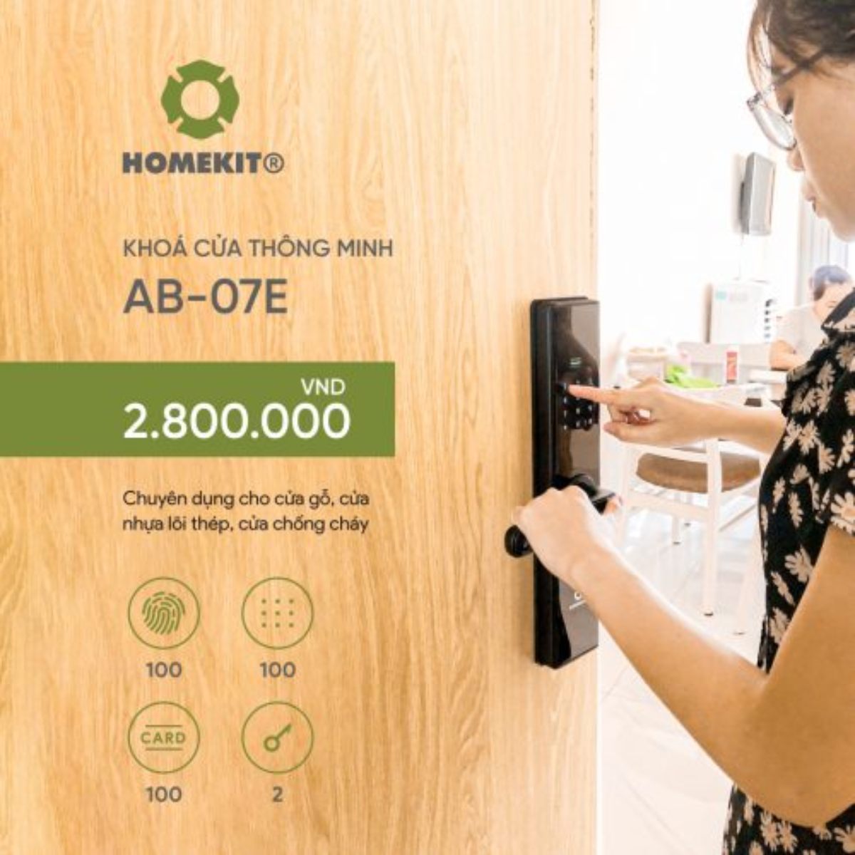 hệ thống mở cửa bằng vân tay​