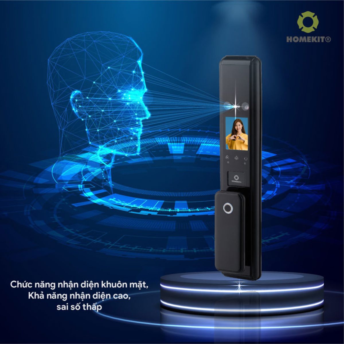 hệ thống mở cửa bằng vân tay​