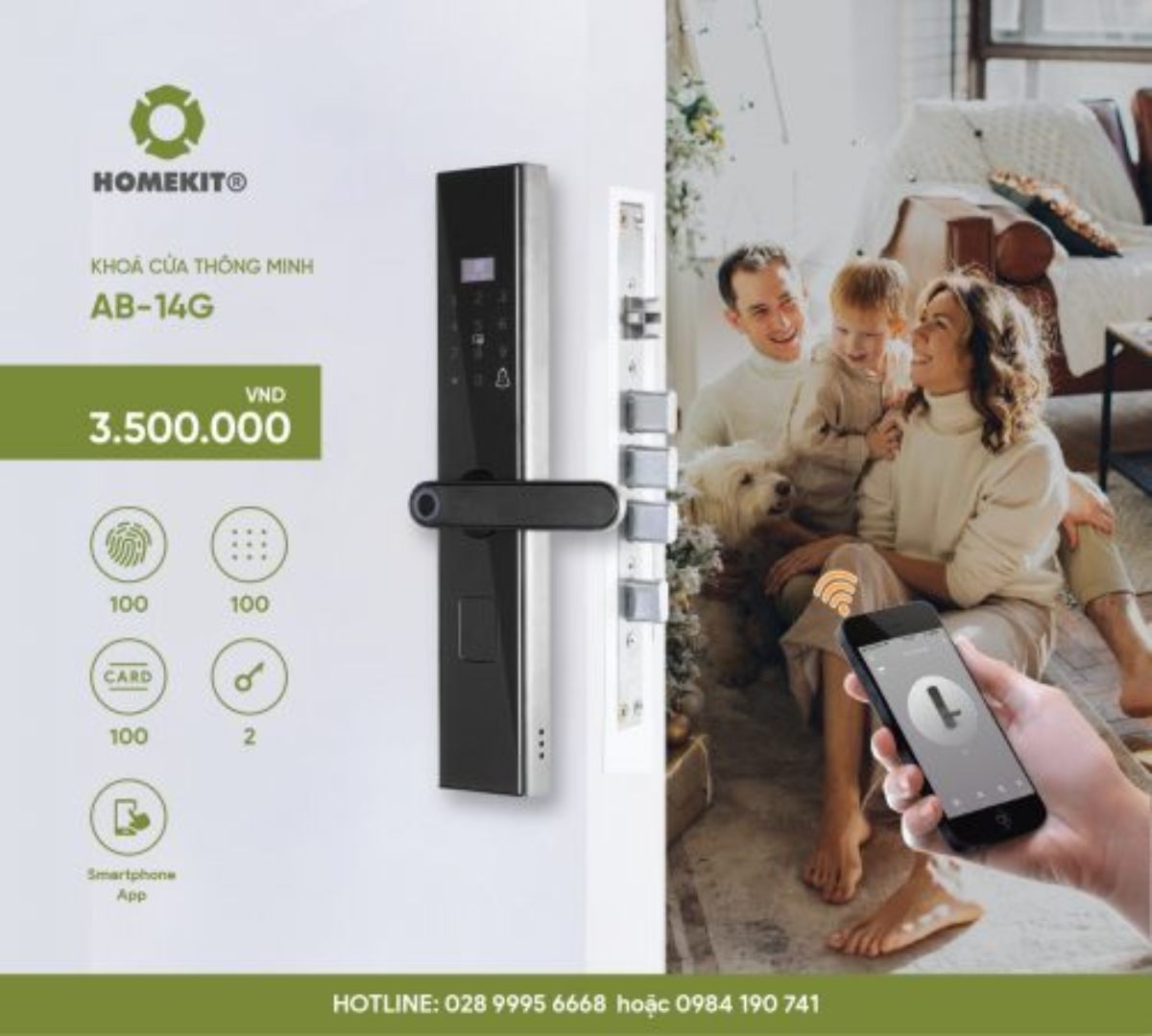 hệ thống mở cửa bằng vân tay​