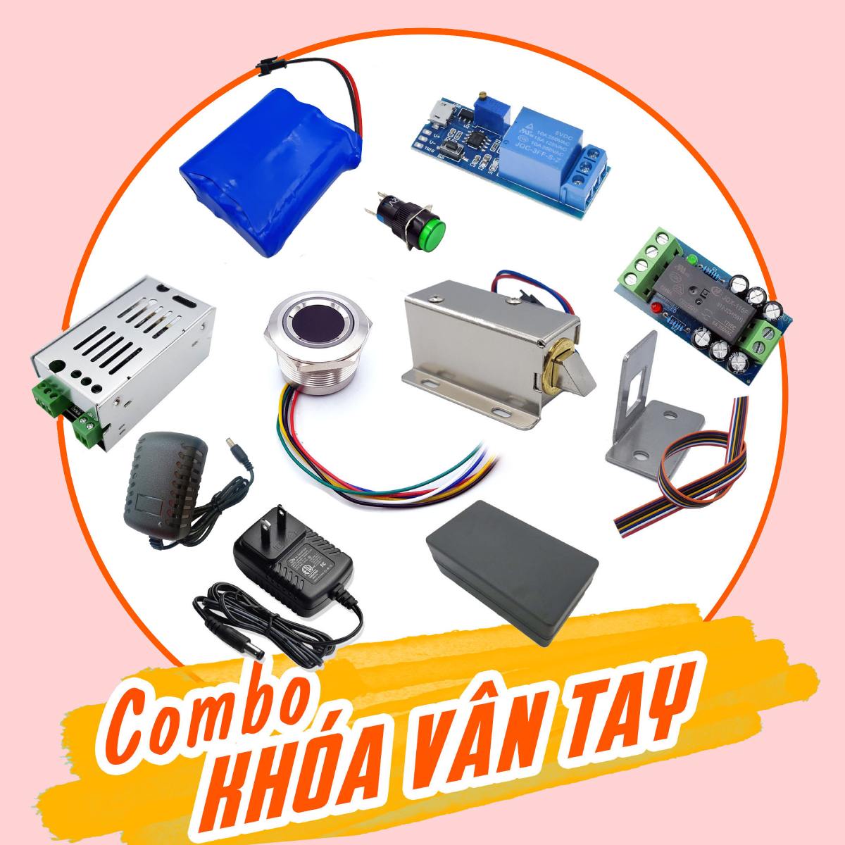 tự làm khóa cửa vân tay