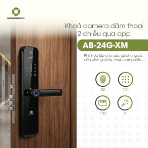 Khoá camera đàm thoại 2 chiều qua app AB-24G-XM HomeDash