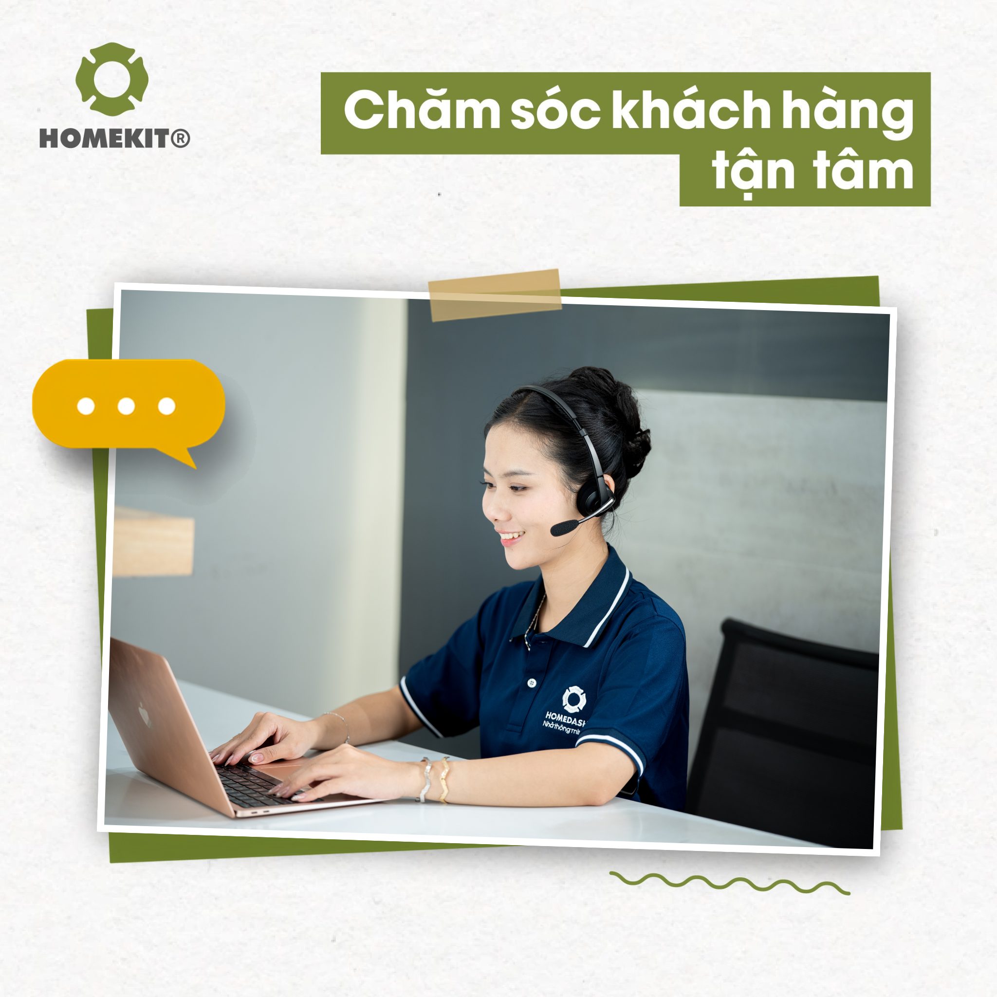 Dịch vụ chăm sóc khách hàng tận tâm